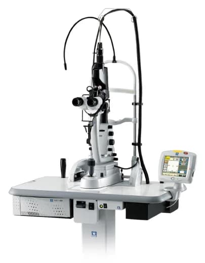 Жёлтый сканирующий лазерный фотокоагулятор YLC-500 Vixi / YLC-500