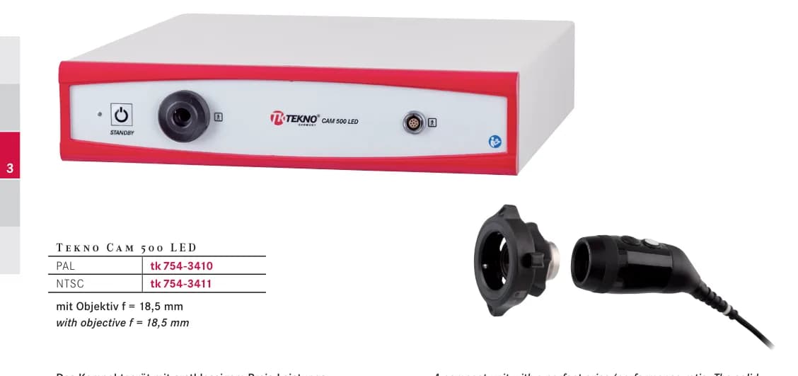 TEKNO CAM 500 LED kamera